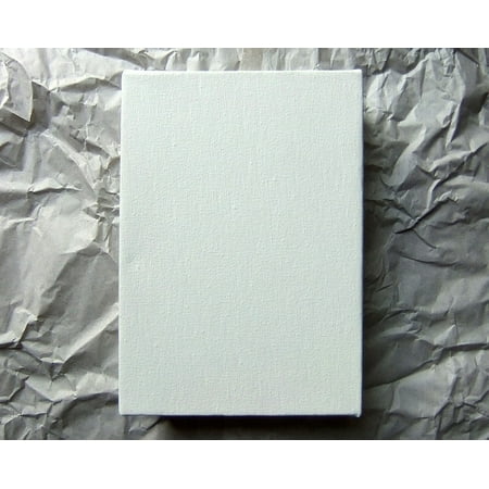Artist Blank - Canvas Print Shape Paper Creative Blank Wrinkled Artist Stretched Canvas 10 x 14