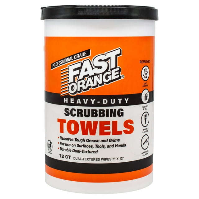 Toallas para fregar Fast Orange Heavy Duty, 72 unidades