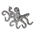 thumbnail image 4 of 18"L Nickel Plated Aluminum Nautical Marine Sea Octopus Wall Decorative Plaque, 4 of 9