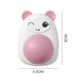 thumbnail image 3 of Bola de hierba gatera de plástico reemplazable giratoria para suministros de salud para mascotas (hámster rosa), 3 of 6