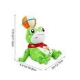 thumbnail image 3 of Dancing Frog Robot Toy, Light Up Music Gymnastic Frog With 360 Degree Rotation, Interactive Stunt Frogs For Kids, Fun Electric Educational Play Toy Gift, 3 of 6