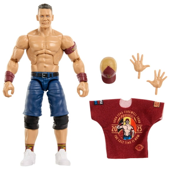 WWE Elite John Cena Action Figure, Series #120, 6-inch Collectible with Articulation & Accessories