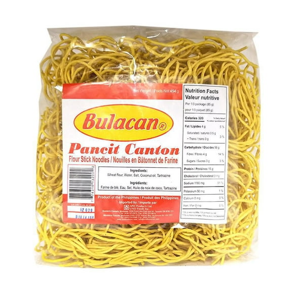 Nouilles en bâtonnets de farine de canton de Bulacan 454g