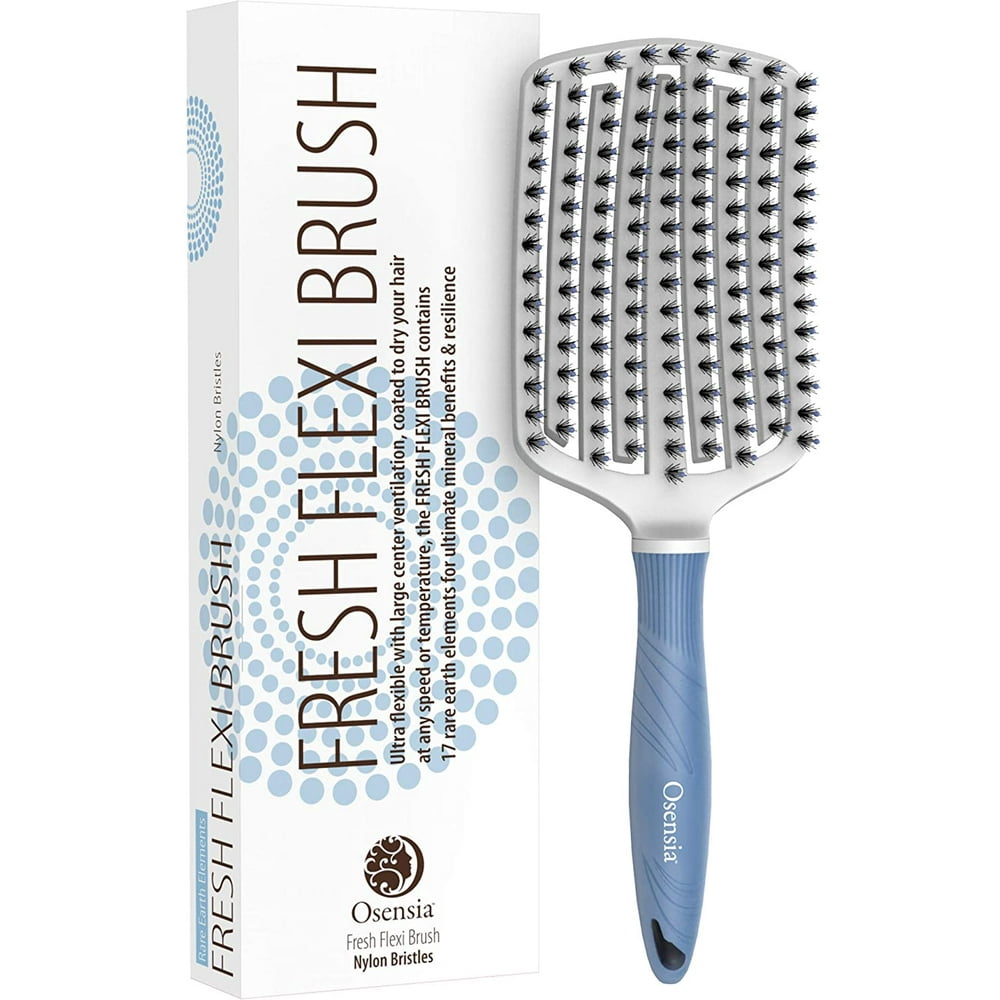 Osensia Curly Hair Detangling Brush for Women with Nylon and Boar