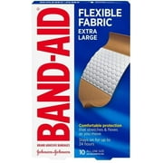 Band-Aid Water Block Tough-Strips Adhesive Bandages, XL Waterproof, 10 ct