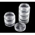 thumbnail image 2 of Plastic Bead Containers Round 5 Vials 3cm in diameter 7.7cm high Capacity: 5ml, 2 of 2