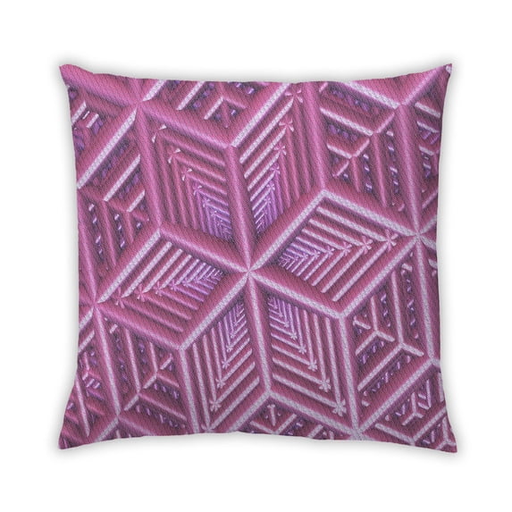 Ahgly Company Outdoor Square Contemporary Throw Pillow, 18 inch by 18 inch