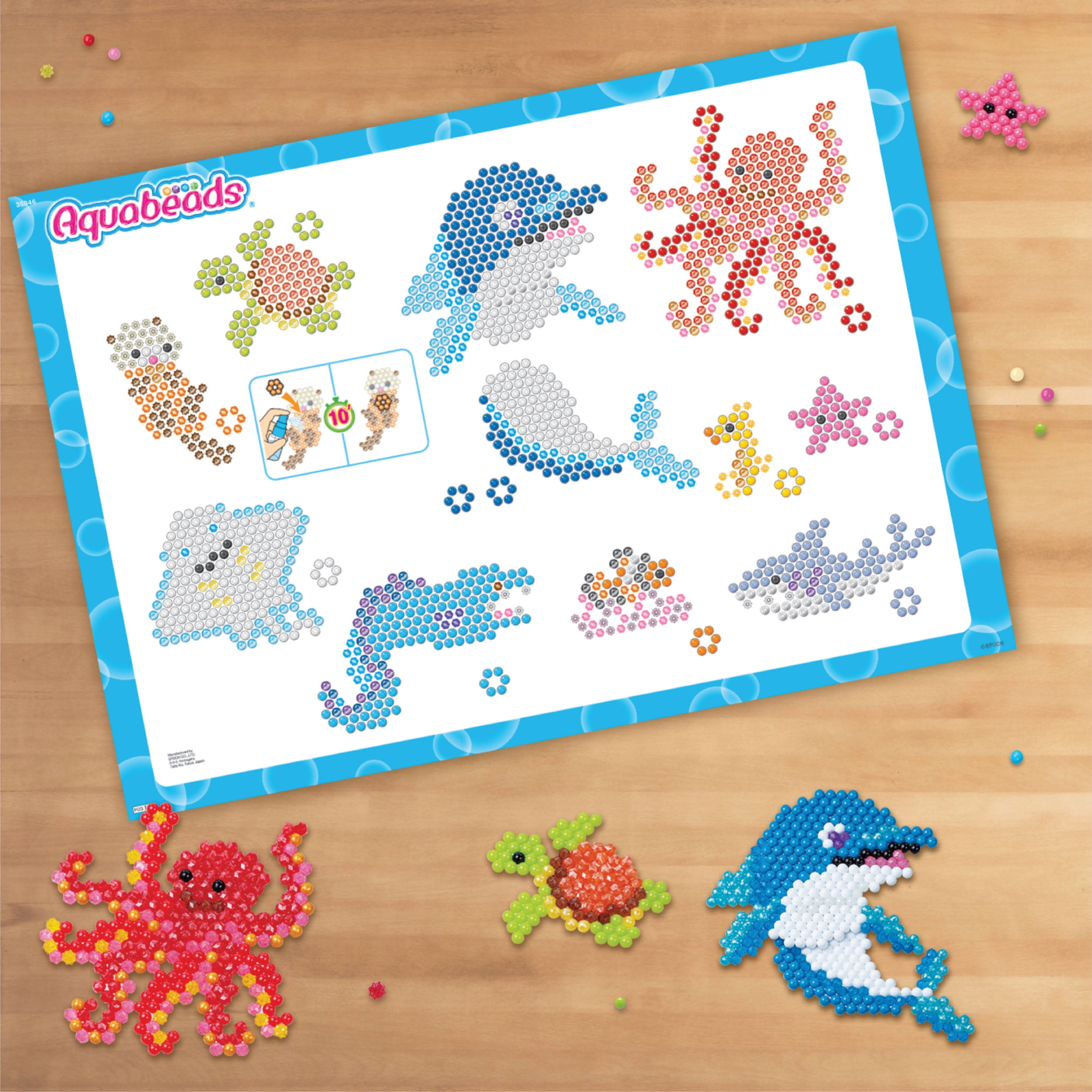 Aquabeads Ocean Splash Scene, Complete Arts & Crafts Activity Kit for 4+