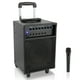 thumbnail image 1 of Sistema PA inalámbrico portátil Pyle, 400 W, compatible con Bluetooth, batería recargable, funciona con batería exterior, altavoz estéreo con asa, ruedas 1/4 a AUX, cable RCA (PWMA230BT), 1 of 7