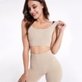 thumbnail image 3 of Women's Sportswear Yoga Set Workout Clothes Athletic Wear Sports Gym Legging Seamless Fitness Bra Crop Top Long Sleeve Yoga Suit, 3 of 6