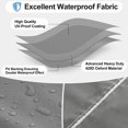 thumbnail image 3 of Funda impermeable para sillas de exterior OutdoorLines - Resistente a los rayos UV, resistente al viento y al agua, para muebles de exterior, 1 paquete, 85 cm de ancho x 80 cm de profundidad x 91 cm, 3 of 8