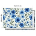 thumbnail image 5 of Pioneer Flower Floral Print Pattern Summer Placemats Table Placemats Set Of 6-Linen Kitchen Washable Placemats Table Mats 12x18 Inch Non-Slip Heat Resistant, 5 of 5