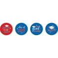 thumbnail image 2 of Darling Souvenir DIY 190 Pcs Graduation Theme Stickers&nbsp;Candy&nbsp;Chocolate Labels-Blue & Red, 2 of 2