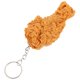 thumbnail image 1 of ColoMX Llavero de pollo frito de llavero de alimentos anillo de llave pequeña comida colgante colgante de pollo frito, 1 of 8