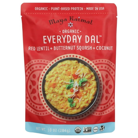 Maya Kaimal Organic Everyday Dal Red Lentil Butternut Squash Coconut, 10 Oz