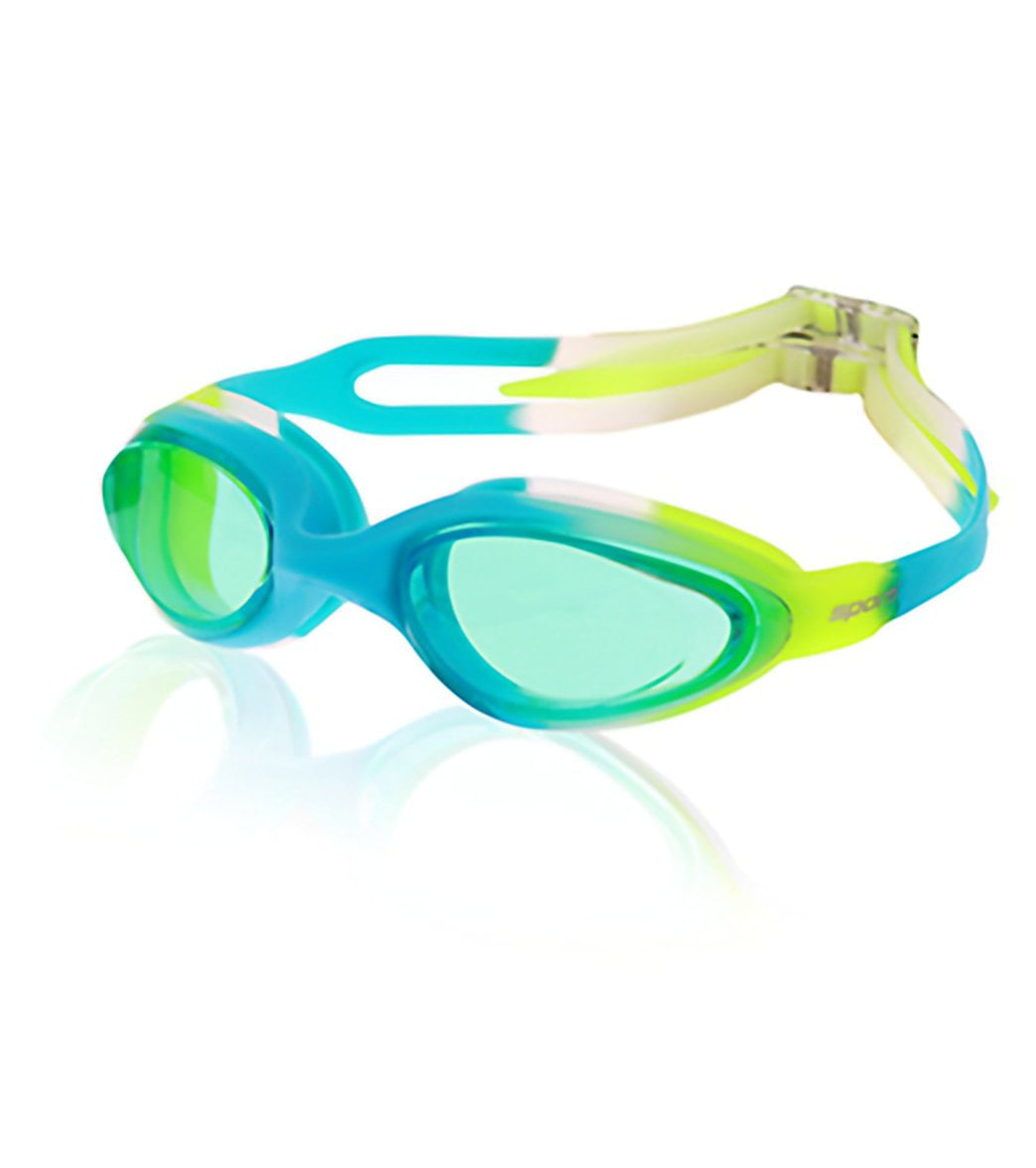 Blue/Yellow Frame Tinted Lens Zoggs Phantom Junior Swim Mask 6-14yrs 