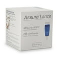 thumbnail image 2 of Assure Push-Button Safety Lancet, Low Flow - 25 Gauge, 2 mm, 200 Count, 200 Packs, 200 Total, 2 of 3