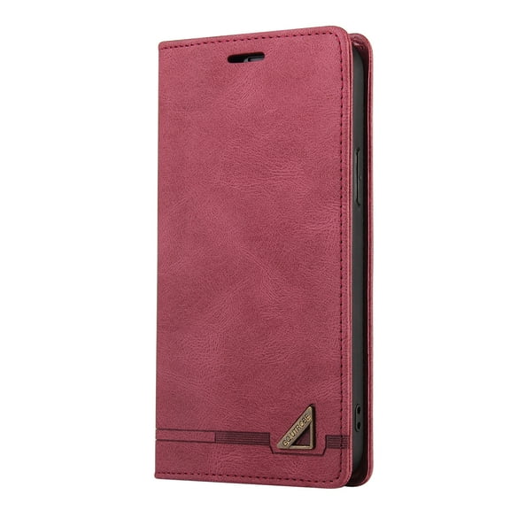 Wallet Case for Samsung Galaxy Note 10 6.3 Inch, PU Leather Magnetic Closure Shockproof Flip Folio Case with Card Cash Holders Slots Kickstand Purse Phone Cover for Samsung Galaxy Note 10,Red