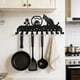 thumbnail image 5 of CaiYueKe Wall Mounted Coat Hat Rack Hanger Organizer for Entryway Hallway Bedroom Door Closet Storage Space Saving Durable Metal Hooks for Jackets Keys Bags Towels Home Office Decor, 5 of 7
