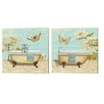 thumbnail image 2 of Light Breeze Bath by Daphne Brissonnet Canvas Art Set of 2 14 inch X 14 inch Each, 2 of 4