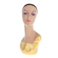 thumbnail image 2 of Realistic Mannequin Head Manikin Head Bust for Earrings Display Golden, 2 of 8