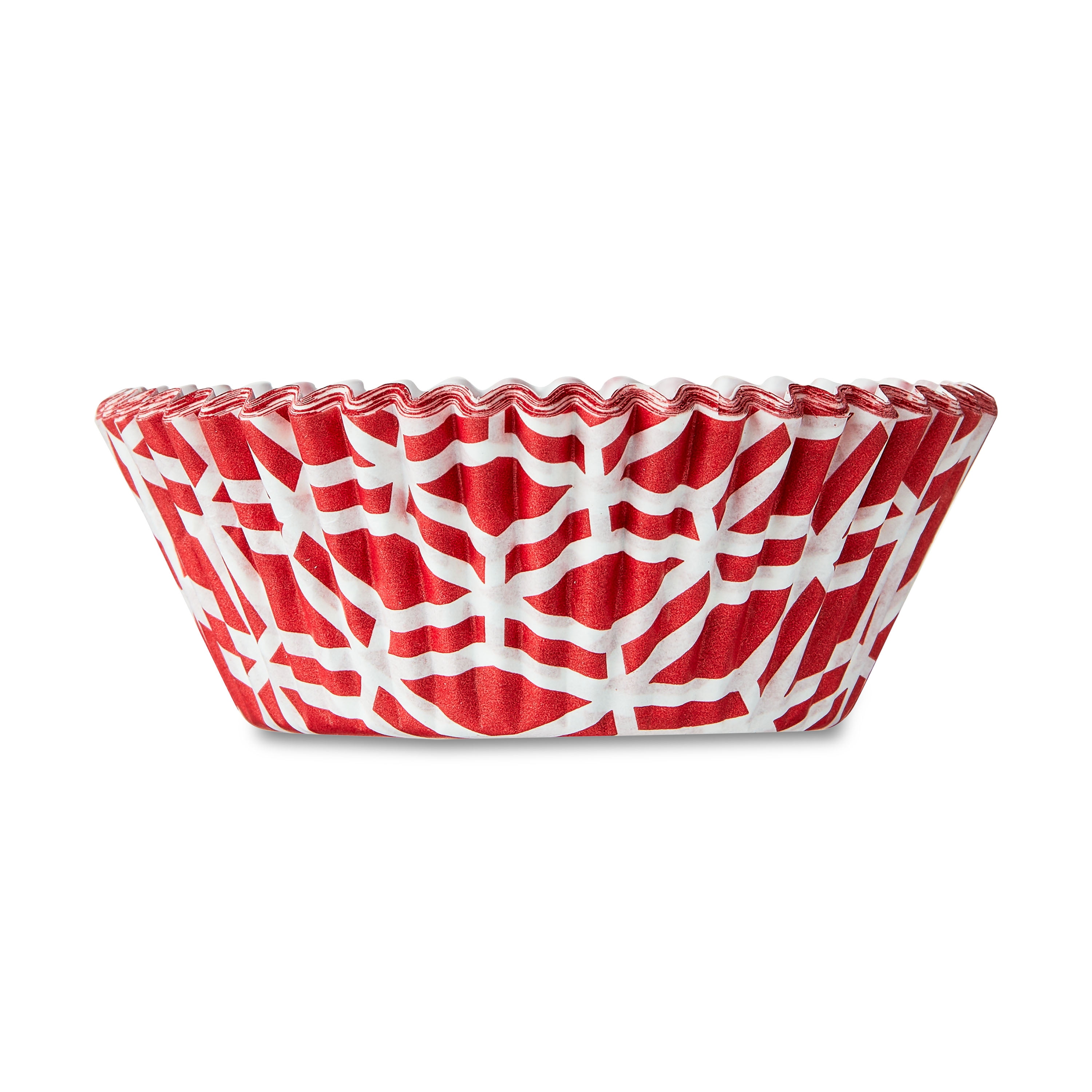 Great Value Cupcake Liners, Red & White Pattern, 75 Count