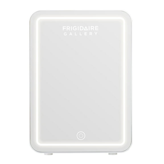 Frigidaire 9 Can Mini Cooler / Skincare Fridge, Built In Mirror And Light
