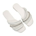 thumbnail image 2 of AXXD Womens Sandals Comfortable Summer White Comfort Flat Trendy Mothers Day, 2 of 5
