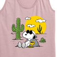 thumbnail image 3 of Peanuts - Snoopy and Woddstock - Women's Racerback Tank Top, 3 of 6