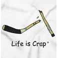 thumbnail image 2 of Broken Hockey Stick Sports Athletic Men's Graphic T Shirt Tees Brisco Brands X, 2 of 5
