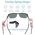 thumbnail image 5 of Gafas de sol CARFIA CA5225 metal polarizadas UV400 cuadradas para hombre, 5 of 5