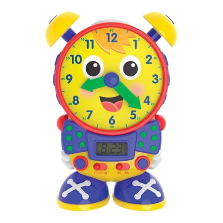 The Learning Journey Telly The Teaching Time Clock, Primary Color Design