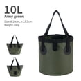 thumbnail image 6 of 10 Gallon Collapsible Bucket Portable Folding Tub with Handle, Lightweight Water Basin Outdoor Bin for Fishing Camping Hiking Travel Car Emergency, 6 of 9
