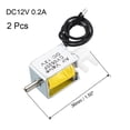 thumbnail image 2 of Unique Bargains Électrovanne Miniature 2 Positions 3 Voies DC12V 0.2A, 2 Pcs, 2 of 4
