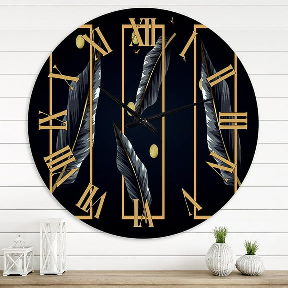 Designart 1 in Quartz Modern/Contemporary Wall Clock