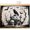 Black,PearlWhite,Charcoal,Flint, variant on Halloween Cabinet Curtain 28"W x 51"L, Rustic Horror Skeleton Cats Buttterfly Skull Black Dust-Proof Privacy Curtain for Closet Shelves Self Adhesive, Sink Skirt for Bathroom Vanity Kitchen Laundry