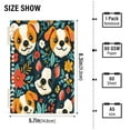 thumbnail image 3 of Notebook 8.3x5.7x0.4 Inch One Sizex2 Journey Note Diary Hardcover Notebook 60 Pages,80g Paper Writing Smooth and Not Easy to Break Cute Puppy and Little Flower, 3 of 8