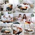 thumbnail image 5 of Retro Rooster Bedding Duvet Cover Set Full Size 4 Pieces Realistic Animal Wood Grain Bedding Set with Zipper Closure, 1 Comforter Cover 86x86 Inches 1 Flat Sheet & 2 Pillow Cases, 5 of 7