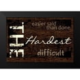 thumbnail image 2 of Greene, Taylor 18x13 Black Modern Framed Museum Art Print Titled - THE HARDEST, 2 of 5