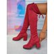 thumbnail image 4 of Women's Fashionable Black Synthetic Suede Stretchy Sock Boots, 4 of 4