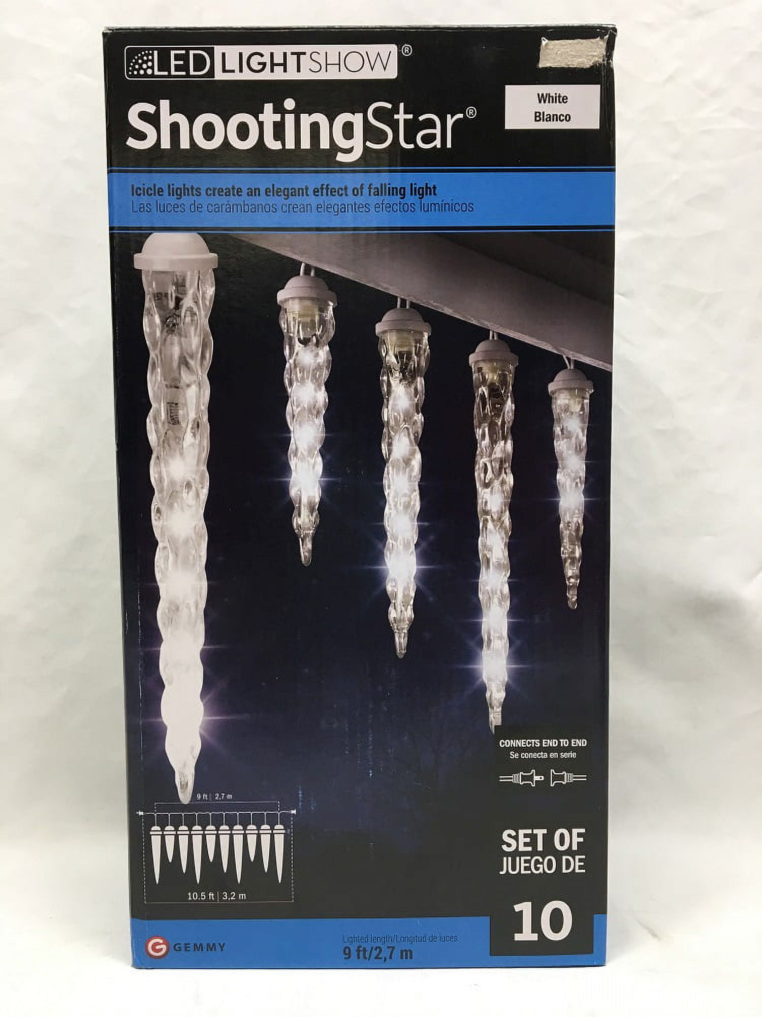 Gemmy lightshow icicle lights deals