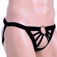 thumbnail image 3 of Odeerbi Mens Thong Jockstrap Underwear 2025 Valentine's Day Thong Low Waisted Sexy And Playful Underwear Black, 3 of 9