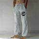 thumbnail image 1 of Puntoco Pantalones casuales largos para hombre, pantalones casuales con estampado de moda para hombre, cintura elástica con bolsillos, pantalones deportivos, 1 of 4