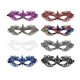 thumbnail image 1 of 9pcs Women Masquerade Party Mask Lace Masquerade Half Face Mask Party Decor For Halloween Cosplay(blue+red+purple+golden+silver+black+white+colorful+b, 1 of 2