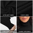 thumbnail image 5 of Turtleneck Thermal Shirts for Women Long Sleeve Tops Fleece Lined Shirt Mock Base Layer Underwear Tops, 5 of 7