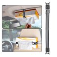 thumbnail image 4 of Neinkie Car Fixing Belt Adjustable Buckle Bend Hook Good Elasticity High-Strength Flexible Fix Tissue Box Reliable Car Visor Paper Box Strap for Automobile, 4 of 9