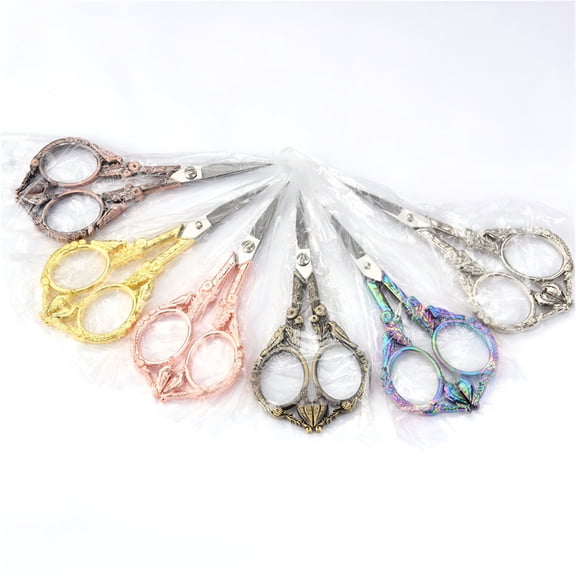 FACEGA Embroidery Scissors Sewing Small Vintage Sharp Detail Shears for Craft Artwork Needlework Yarn Handicraft DIY Tool Thread Snips