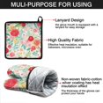 thumbnail image 7 of Pioneer Flower Kitchen Oven Mitt and Pot Holder Sets 2 Pcs for Baking, Cooking and Grilling, Heat Resistant Up To 392 °F, 7 of 7