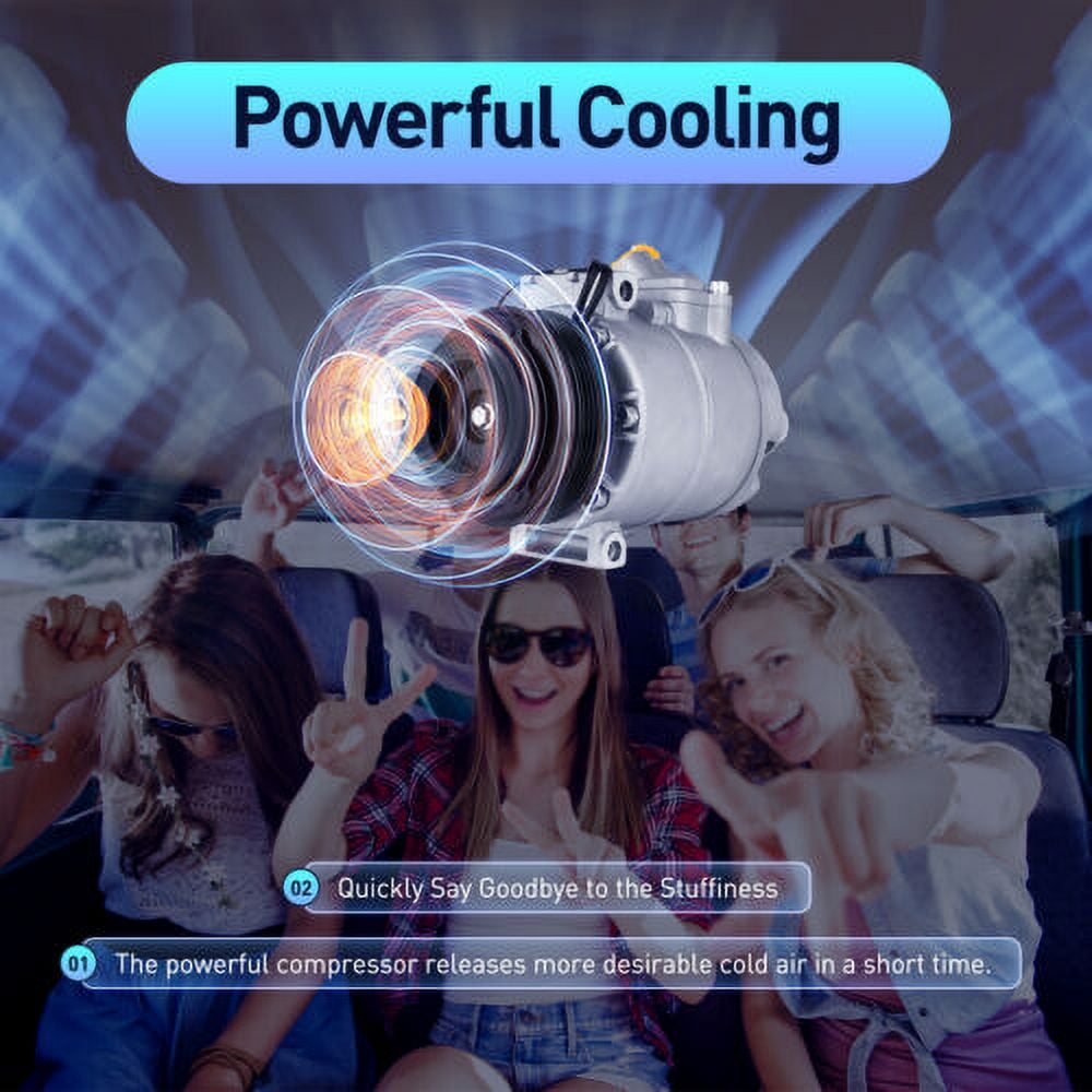 A/C Compressor with Clutch For BMW 323i 325Ci 328i 330i 525i 528i 740i M3 X3 Z8