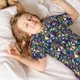 thumbnail image 5 of Balery Purple-Gold Triangles Conjunto de Pijama Infantil de Manga Corta con Estampado – Ropa de Dormir de Algodón Suave-4X-Large, 5 of 6